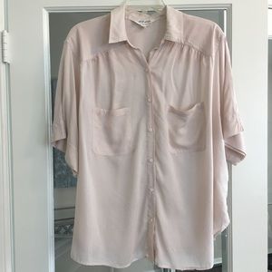 M.S.S.P. Powder Pink Button Down Shirt